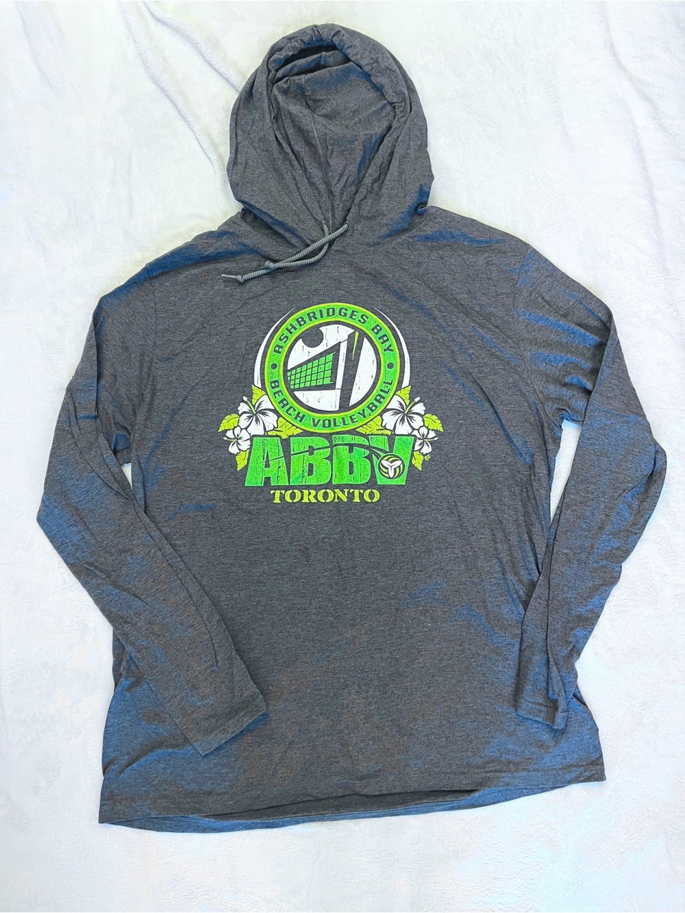 Toronto Beach Volleyball Spring/Summer Grey Hoodie 🏖️